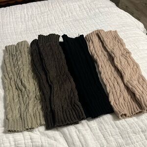 Knit Leg-warmers Set of 4